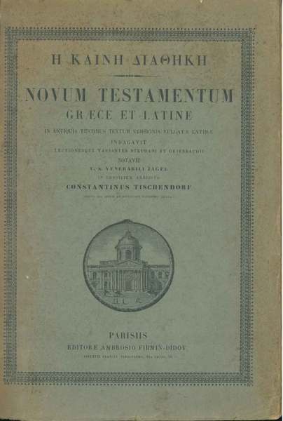 Novum testamentum graece latine in antiquis testibus textum versionis vulgatae …