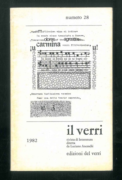Il Verri : rivista di letteratura diretta da Luciano Anceschi, …