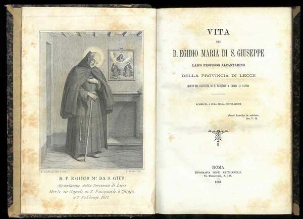 Vita del B. Egidio Maria di S.Giuseppe laico professo alcantarino …