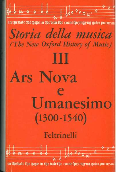 Ars nova e umanesimo (1300-1540). Storia della musica