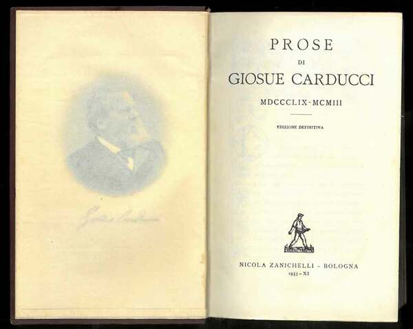 Prose. MDCCCLIX- MCMII. Edizione definitiva.