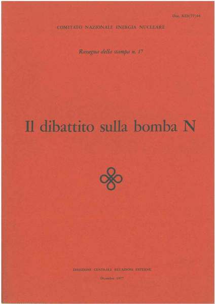 Il dibattito sulla bomba N