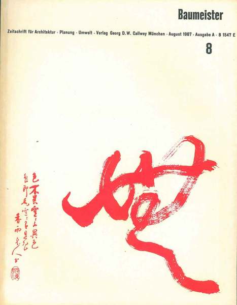 Baumeister. Zeitschrift fur Architectur. August 1967