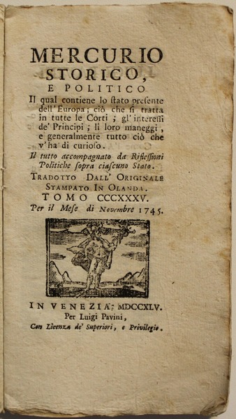 Mercurio storico e politico in qual contiene lo stato presente …