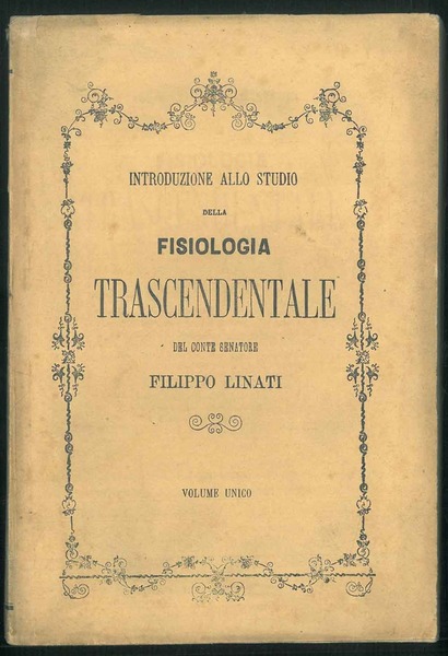 Introduzione allo studio della Fisiologia trascendentale