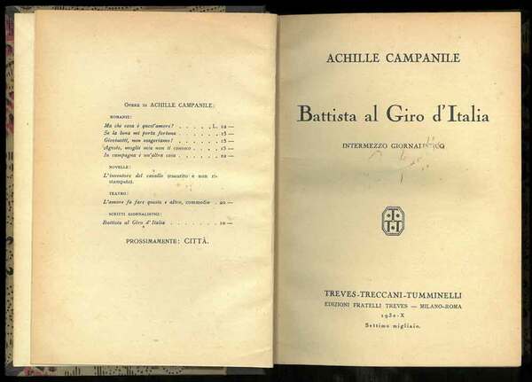 Battista al Giro d'Italia. Intermezzo giornalistico.