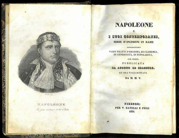 Napoleone e i suoi contemporanei. Serie di incisioni in rame …