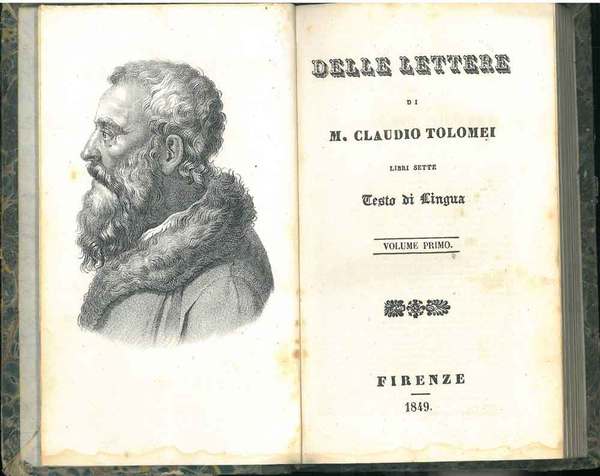 Delle lettere di M. Claudio Tolomei. Libri sette. Testo di …
