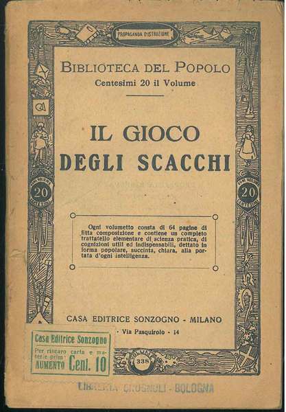 Il gioco degli scacchi. Biblioteca del popolo