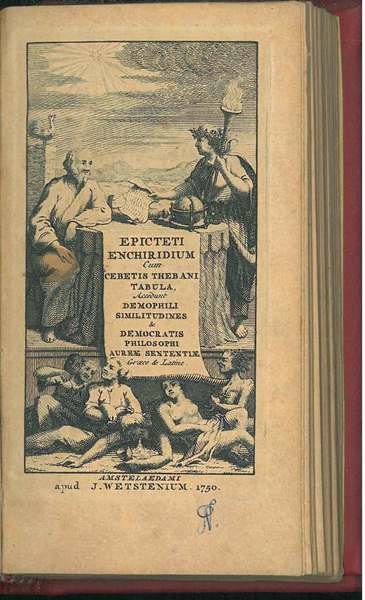 Epicteti enchiridium cum Cebetis Thebani tabula, Accedunt Demophili similitudines & …