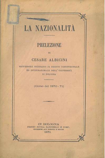 La nazionalità