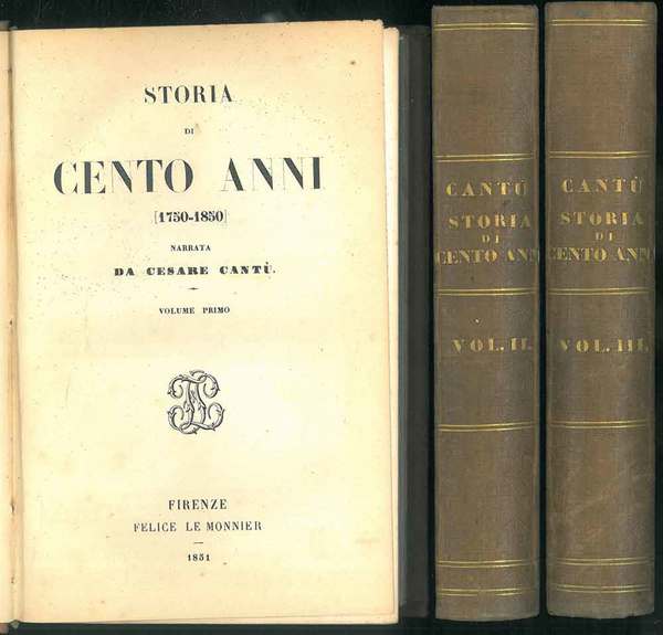 Storia di cento anni (1750-1850)