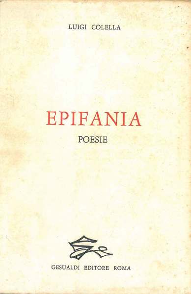 Epifania. Poesie