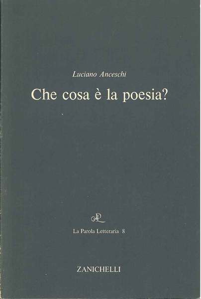 Che cosa è la poesia?