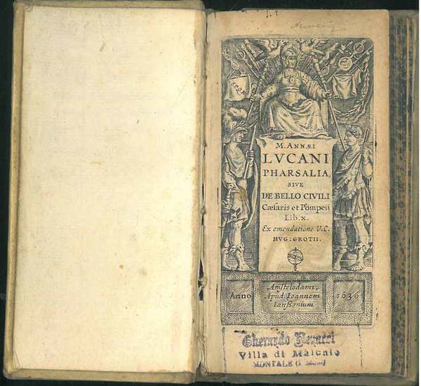 Pharsalia sive de bello civili. Caesaris et Pompei lib. X. …