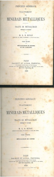 Principes generaux du traitement des minerais metalliques : Traite de …