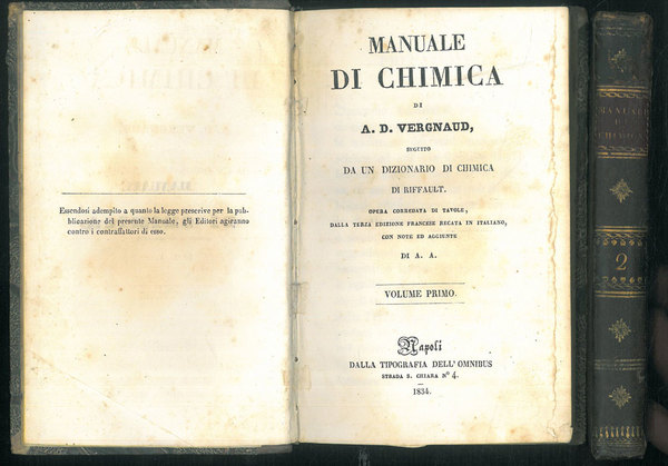 Manuale di chimica di A. D. Vergnaud, seguito da un …