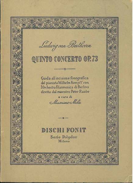 Quinto concerto Op. 73