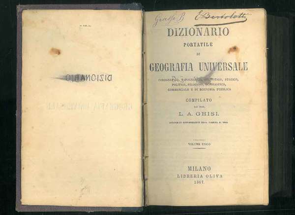 Dizionario portatile di Geografia universale. Corografico, topografico, statistico, storico, politico, …