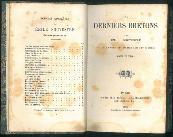 Les derniers bretons. Nuovelle edition entierment revue et corrigée.