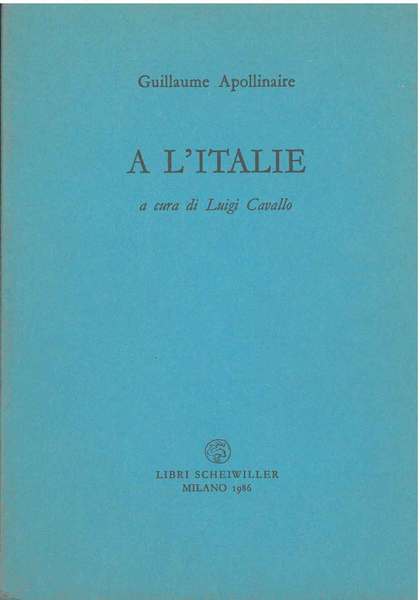 A L'Italie A cura di Luigi Cavallo