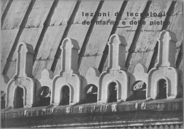 Lezioni di tecnologia dei marmi e delle pietre. Università di …