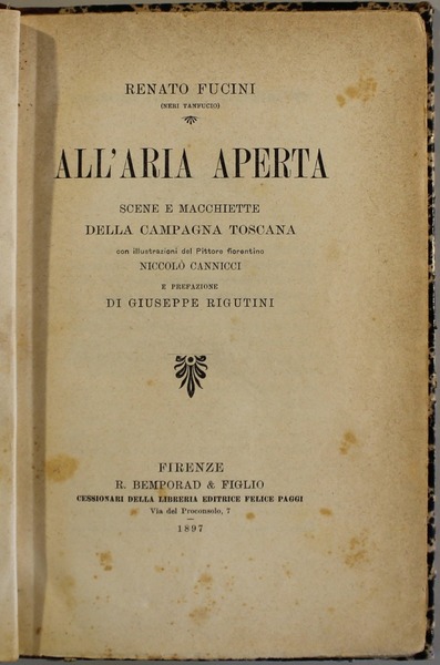 All'aria aperta. Scene e macchiettte della campagna toscana