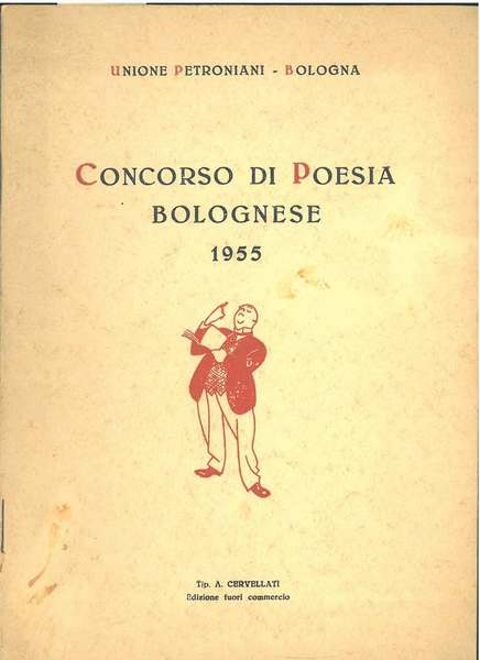 Concorso di poesia bolognese. (1955). Edizione fuori commercio