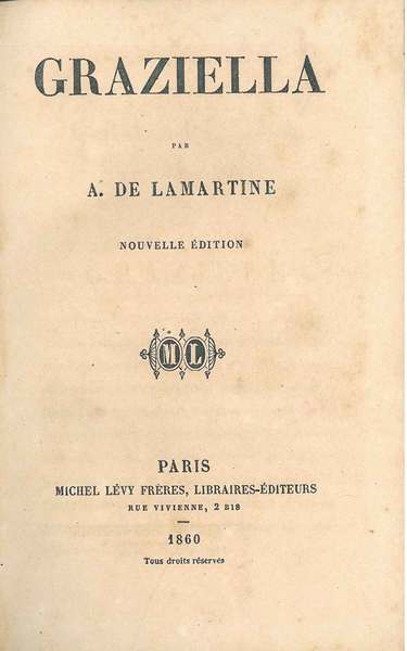 Graziella. Nouvelle Edition