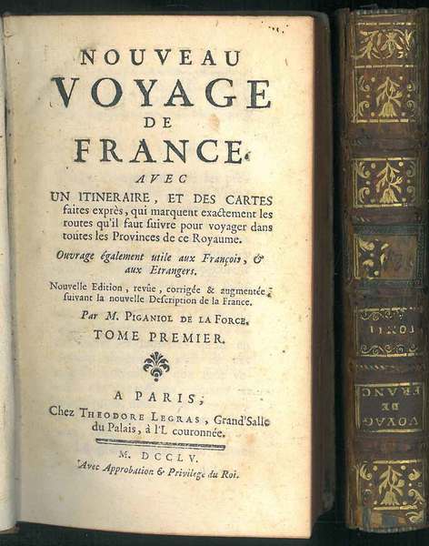 Nouveau voyage de France avec un itineraire, et des cartes …