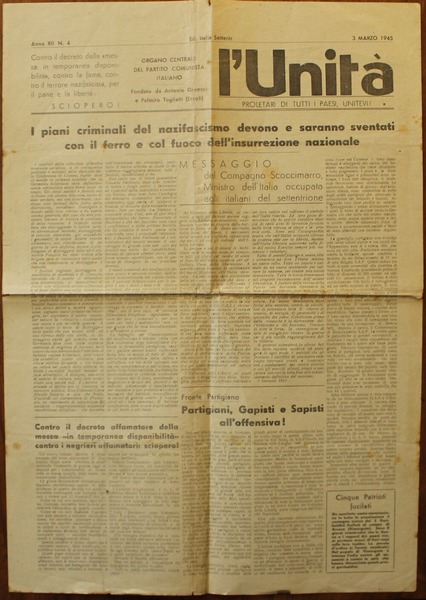 I piani criminali del nazifascismo devono e saranno sventati con …