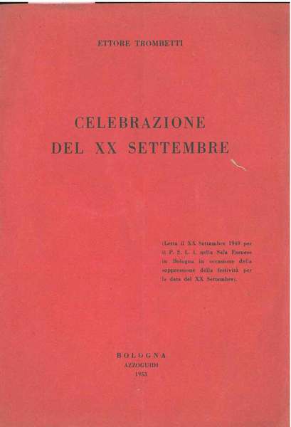 Celebrazione del XX settembre