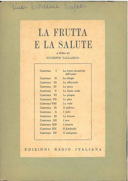 La frutta e la salute