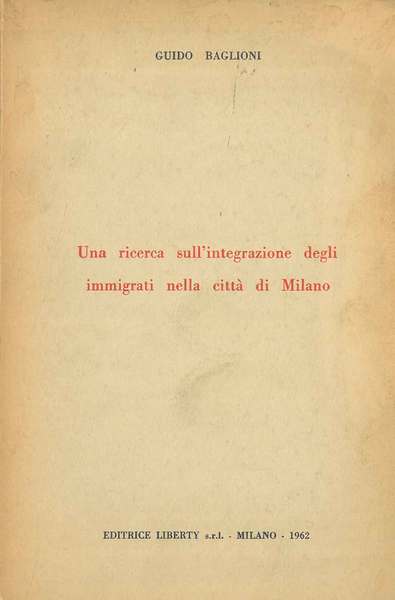 Una ricerca sull'integrazione degli immigrati nella città di Milano