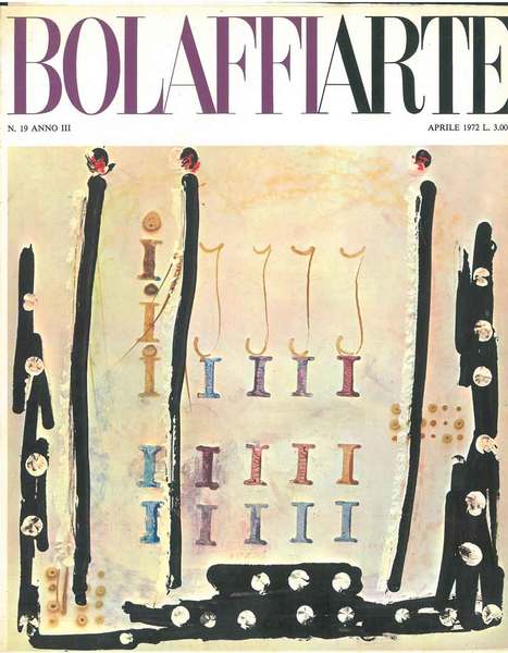 Bolaffiarte n. 19. Fausto Melotti: "La lettera I". Riproduzione fotolitografica …