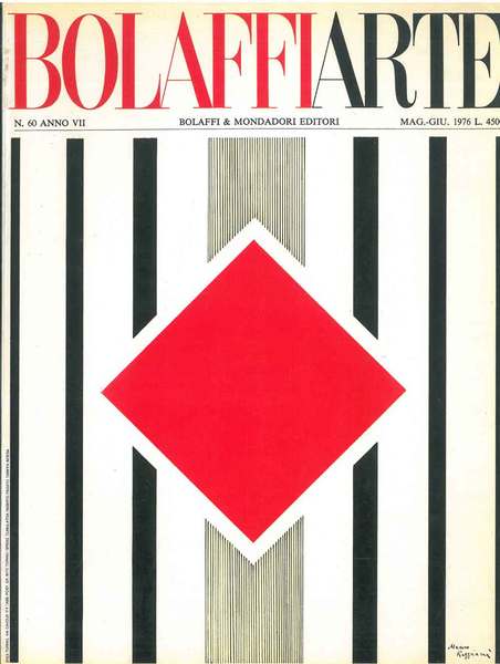 Bolaffiarte n. 60. Mauro Reggiani: "Quadri". Riproduzione serigrafica espressamente eseguita …