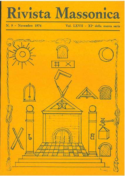 Rivista Massonica n.9, novembre 1976