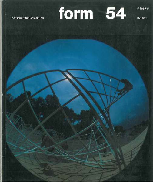 Form 54. Zeitschrift fur Gestaltung. II - 1971