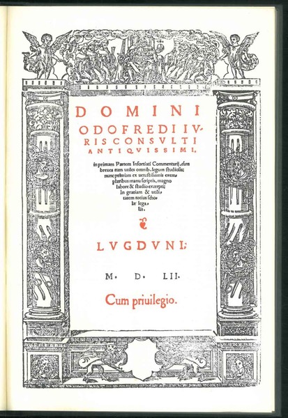 Lectura super infortiato. I - II.