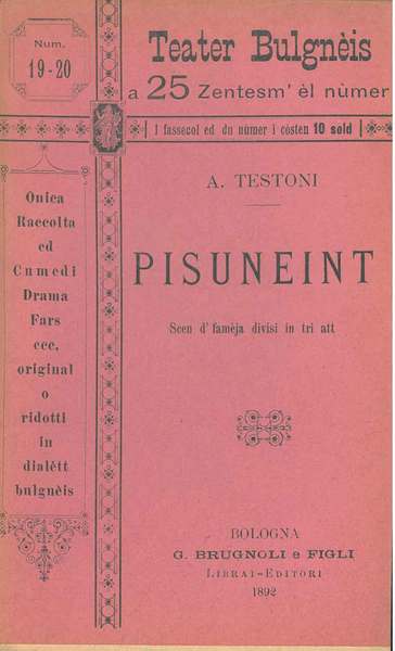 Pisuneint. Scen d'famèja divisi in tri att