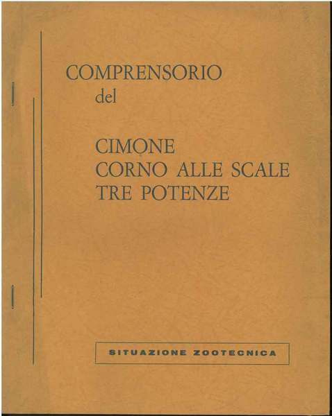 Comprensorio del Cimone, Corno alle Scale, Tre Potenze. Situazione zootecnica