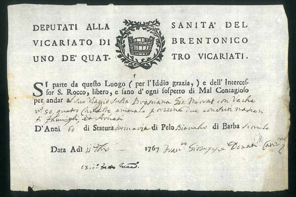 Lasciapassare: Deputati alla sanità del vicariato di Brentonico uno dè …