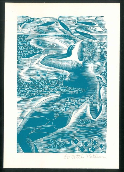 Silografia originale dalla rivista Ex Libris n1, gennaio 1959