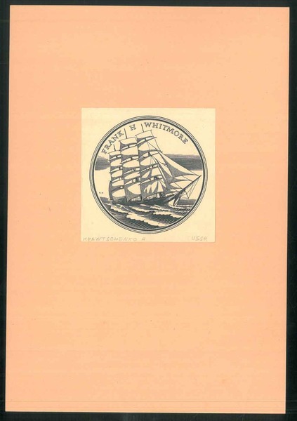 Incisione siglata R. K . per Frank H. Whithmore