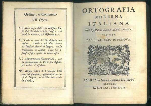 Ortografia moderna italiana con qualche altra cosa di lingua. Per …