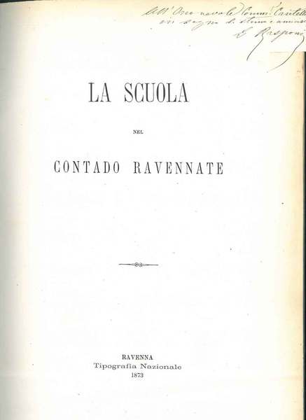 La scuola nel contado ravennate