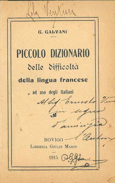 Piccolo dizionario delle difficoltà della lingua francese ad uso degli …
