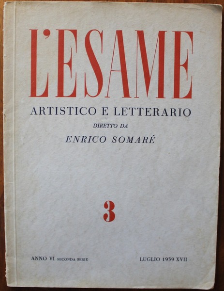 L'esame artistico e letterario. Anno vi, n. 3