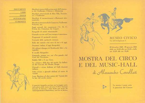 Mostra del circo e del music-hall di Alessandro Cervellati