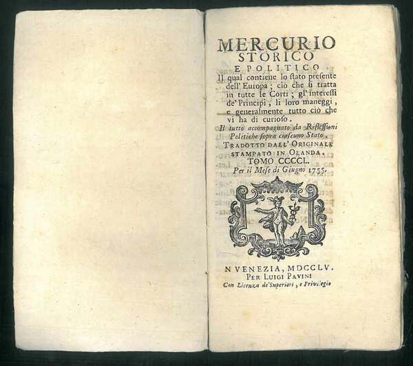 Mercurio storico e politico il quale contiene lo stato presente …